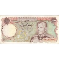 اسکناس 1000 ریال (انصاری - مهران) - تک - AU50 - محمد رضا شاه