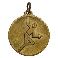 مدال آویز ورزشی شمشیربازی دانشگاه تهران - EF - محمد رضا شاه