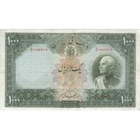 اسکناس 1000 ریال پشت لاتین - F15 - رضا شاه