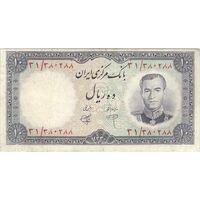 اسکناس 10 ریال 1340 - تک - VF35 - محمد رضا شاه