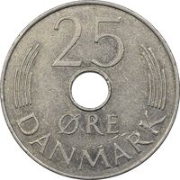 سکه 25 اوره 1978 مارگرته دوم - EF45 - دانمارک