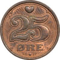 سکه 25 اوره 1999 مارگرته دوم - AU58 - دانمارک