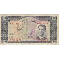 اسکناس 10 ریال 1332 - تک - VF30 - محمد رضا شاه