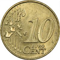 سکه 10 یورو سنت 1999 بئاتریکس - AU58 - هلند