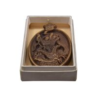 مدال سوزنی حزب رستاخیز (با جعبه فابریک) - UNC - محمد رضا شاه