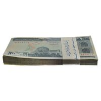 بسته اسکناس 200 ریال (ایروانی - قاسمی) شماره بزرگ - UNC - جمهوری اسلامی