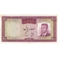 اسکناس 100 ریال 1342 - تک - AU50 - محمد رضا شاه