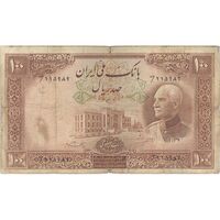 اسکناس 100 ریال پشت فارسی (مهر 1321) - تک - F15 - رضا شاه