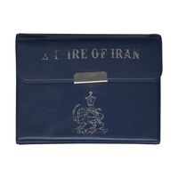 مدال نقره 75 ریال جشنهای 2500 ساله 1350 (با کاور فابریک) - PF65 - محمد رضا شاه