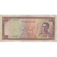 اسکناس 1000 ریال سری سوم - تک - VF20 - محمد رضا شاه