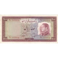 اسکناس 100 ریال 1333 - تک - EF45 - محمد رضا شاه