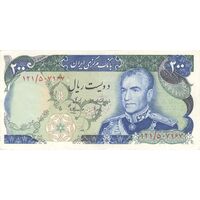 اسکناس 200 ریال شهیاد آریامهر (انصاری - مهران) - تک - AU55 - محمد رضا شاه