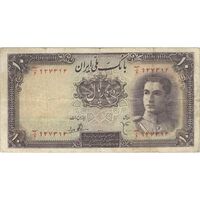 اسکناس 10 ریال سری اول - تک - VF30 - محمد رضا شاه