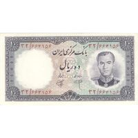 اسکناس 10 ریال 1340 - تک - UNC62 - محمد رضا شاه