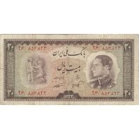 اسکناس 20 ریال 1333 - تک - VF25 - محمد رضا شاه