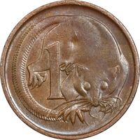 سکه 1 سنت 1975 الیزابت دوم - AU50 - استرالیا