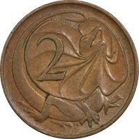 سکه 2 سنت 1976 الیزابت دوم - EF45 - استرالیا