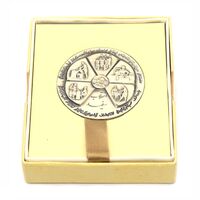 مدال نقره انقلاب سفید 1346 (با جعبه) - UNC - محمد رضا شاه