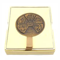 مدال برنز انقلاب سفید 1346 (با جعبه) - UNC - محمد رضا شاه