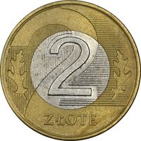سکه 2 زلوتی 1994 جمهوری سوم - EF45 - لهستان