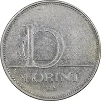 سکه 10 فورینت 1995 جمهوری - EF45 - مجارستان
