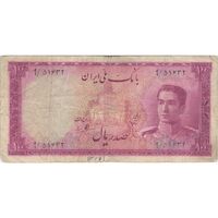 اسکناس 100 ریال سری سوم - تک - VF20 - محمد رضا شاه