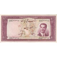 اسکناس 100 ریال کراواتی 1330 - تک - AU55 - محمد رضا شاه