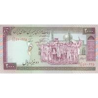 اسکناس 2000 ریال (نمازی - نوربخش) فیلیگران امام - تک - UNC63 - جمهوری اسلامی
