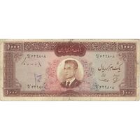 اسکناس 1000 ریال (بهنیا - سمیعی) - تک - VF20 - محمد رضا شاه