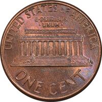 سکه 1 سنت 1992 لینکلن - MS62 - آمریکا