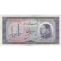 اسکناس 10 ریال 1333 - تک - UNC61 - محمد رضا شاه