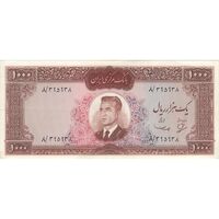 اسکناس 1000 ریال (بهنیا - سمیعی) - تک - EF40 - محمد رضا شاه
