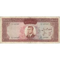 اسکناس 1000 ریال 1341 - تک - VF20 - محمد رضا شاه