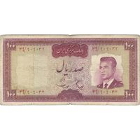 اسکناس 100 ریال (هویدا - سمیعی) - تک - VF20 - محمد رضا شاه