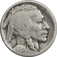 سکه 5 سنت 1936 بوفالو - VF35 - آمریکا