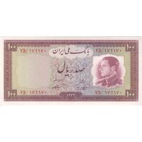 اسکناس 100 ریال 1333 - تک - UNC62 - محمد رضا شاه