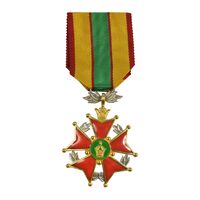 نشان خدمت شهربانی درجه دو (ضرب سوئد) - AU - محمد رضا شاه