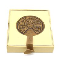 مدال برنز انقلاب سفید 1346 (با جعبه) - UNC - محمد رضا شاه