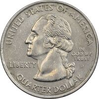 سکه کوارتر دلار 2006D ایالتی (داکوتای شمالی) - MS61 - آمریکا