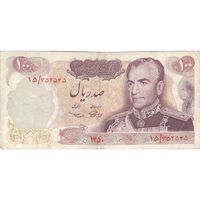 اسکناس 100 ریال 1350 - تک - VF30 - محمد رضا شاه