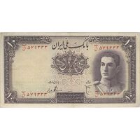 اسکناس 10 ریال سری اول - تک - EF45 - محمد رضا شاه