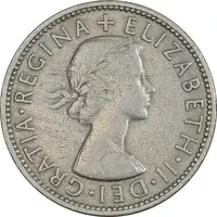 سکه 2 شیلینگ 1961 الیزابت دوم - EF45 - انگلستان