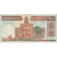 اسکناس 1000 ریال (نمازی - نوربخش) شماره کوچک - امضاء کوچک - تک - VF - جمهوری اسلامی