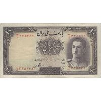 اسکناس 10 ریال سری اول - تک - VF25 - محمد رضا شاه