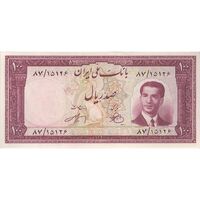 اسکناس 100 ریال کراواتی 1330 - تک - UNC63 - محمد رضا شاه