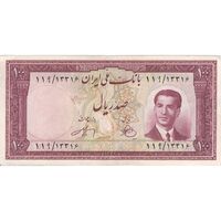 اسکناس 100 ریال کراواتی 1330 - تک - EF45 - محمد رضا شاه