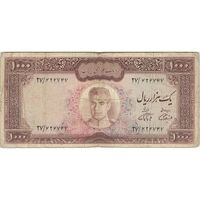 اسکناس 1000 ریال (آموزگار - فرمان فرماییان) - تک - VF20 - محمد رضا شاه