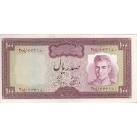 اسکناس 100 ریال (آموزگار - جهانشاهی) - تک - UNC62 - محمد رضا شاه