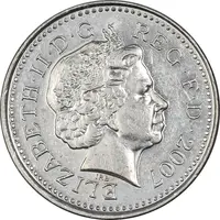 سکه 20 پنس 2007 الیزابت دوم - AU55 - انگلستان