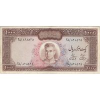 اسکناس 1000 ریال (آموزگار - فرمان فرماییان) - تک - VF35 - محمد رضا شاه